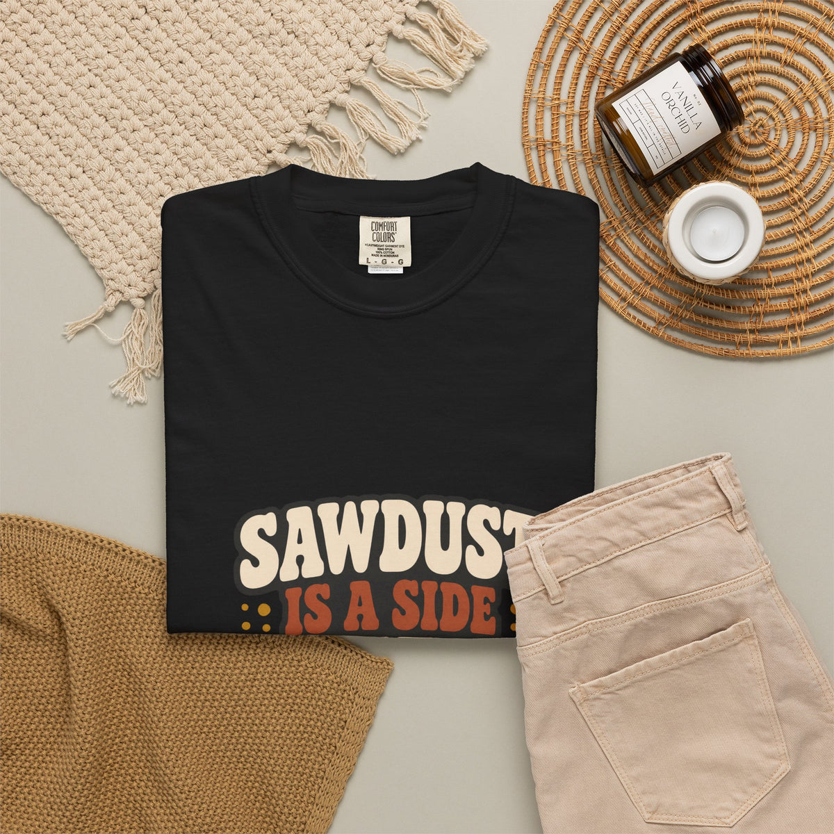 SAWDUST IS A SIDE EFFECT T-Shirt | Retro Workshop Tee