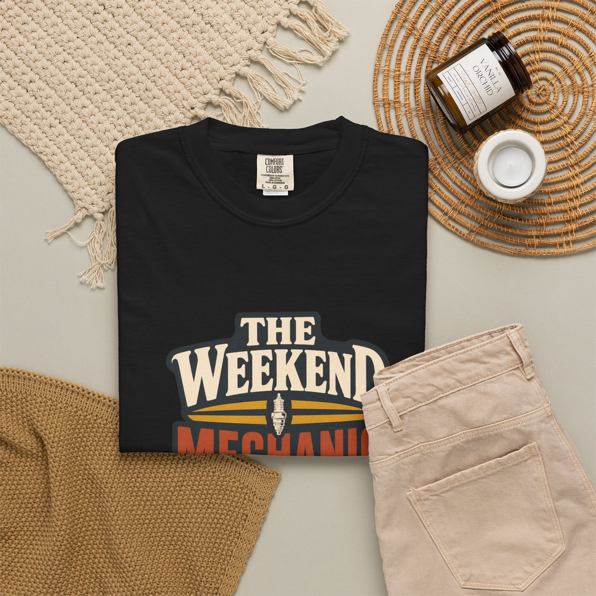 THE WEEKEND MECHANIC T-Shirt | Retro Workshop Tee