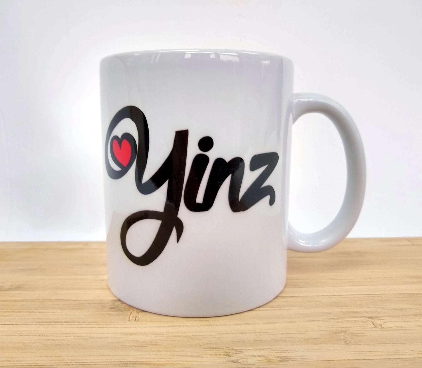 Love Yinz Coffee Mug for Yinzers by Flood City Fabrications