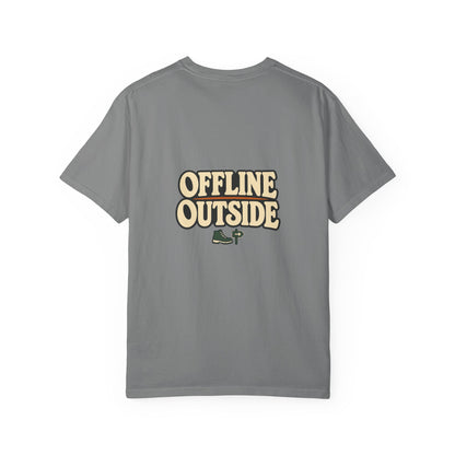 Offline Outside T-Shirt | Retro Outdoor Adventure Tee