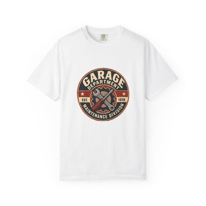 Garage Department T-Shirt | Retro Maintenance Division Workshop Tee