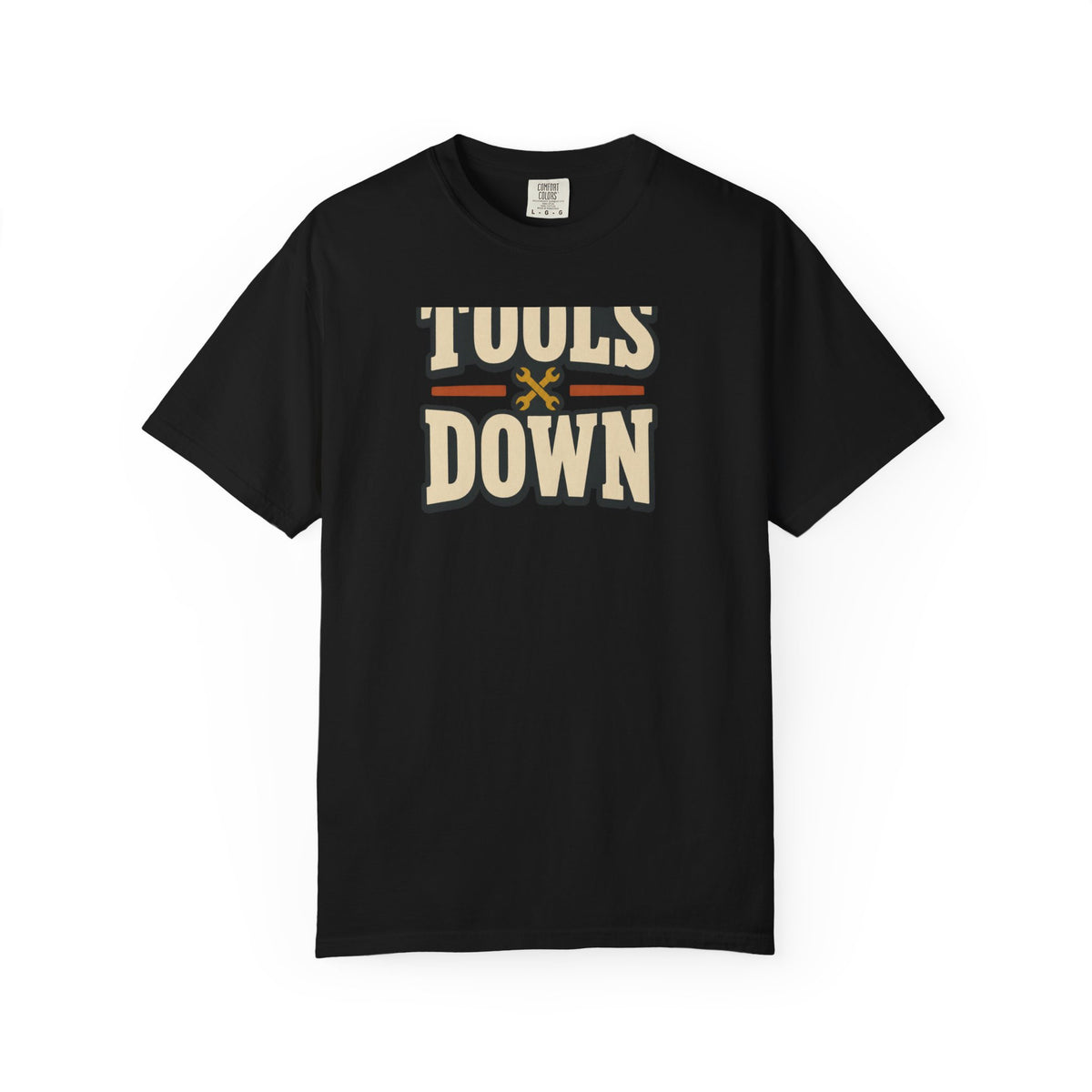 Tools Down T-Shirt | Retro Garage Workwear Tee