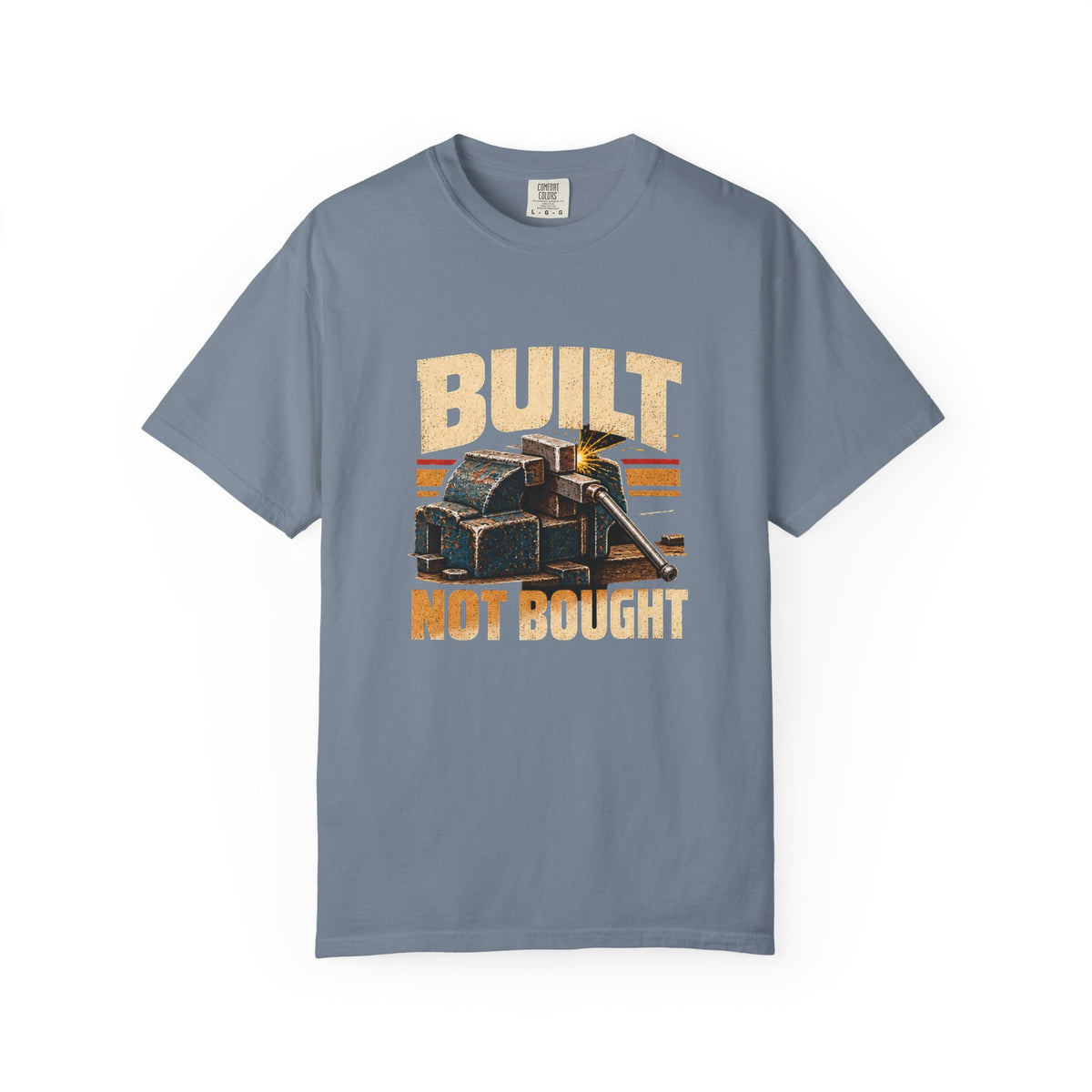Built Not Bought T-Shirt | Retro Garage Workshop Tee