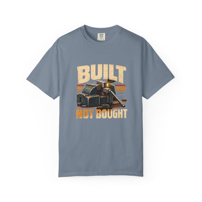 Built Not Bought T-Shirt | Retro Garage Workshop Tee