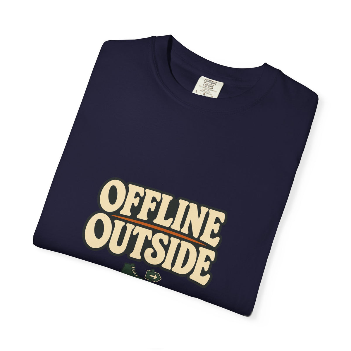 Offline Outside T-Shirt | Retro Outdoor Adventure Tee