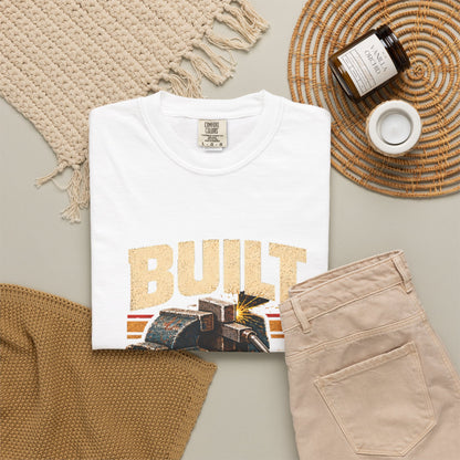Built Not Bought T-Shirt | Retro Garage Workshop Tee