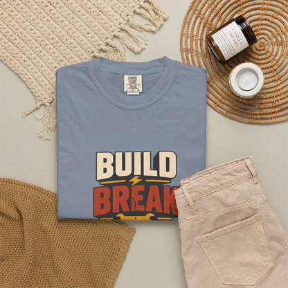 BUILD BREAK REBUILD T-Shirt | Retro Workshop Tee