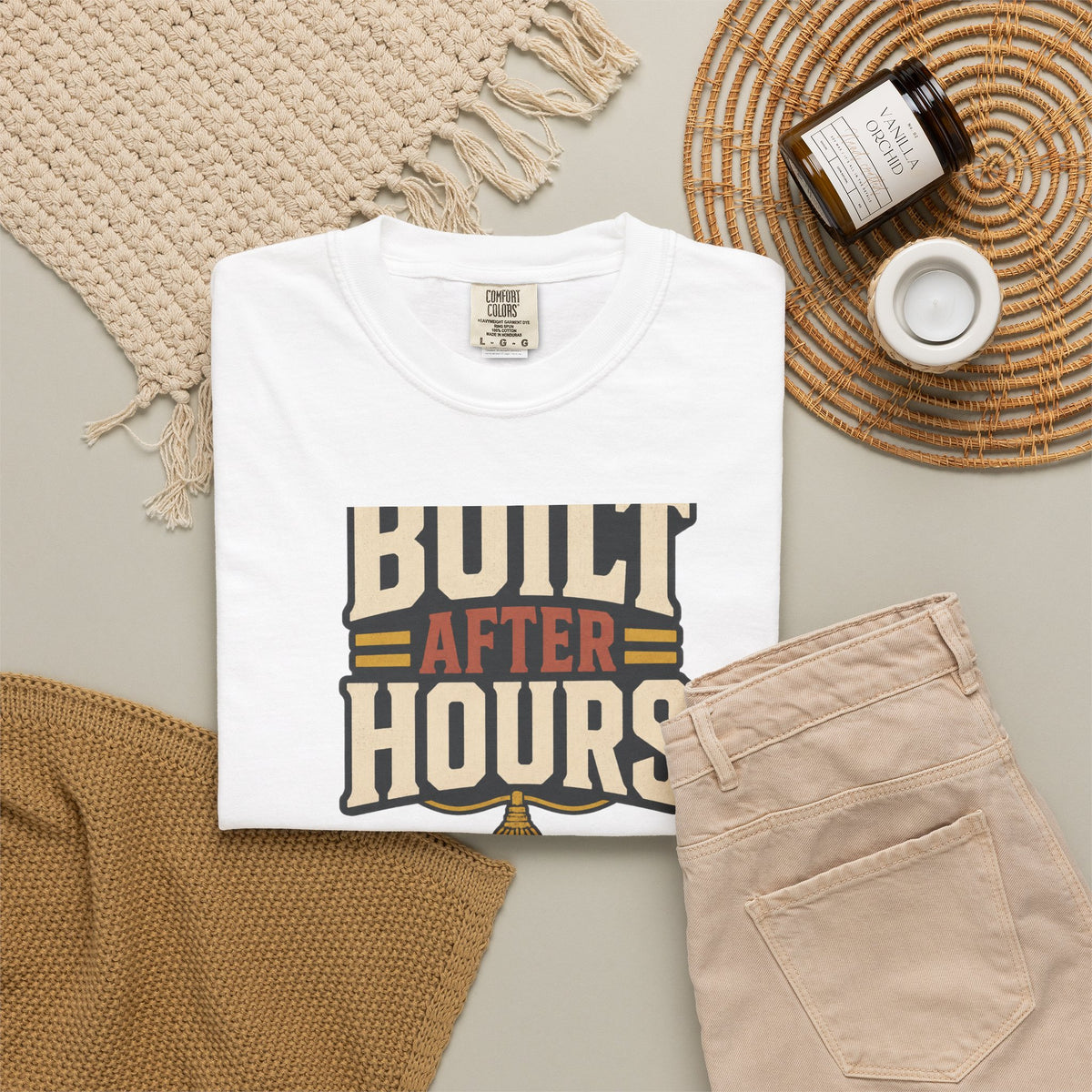 Built After Hours T-Shirt | Vintage Maker Workwear Tee