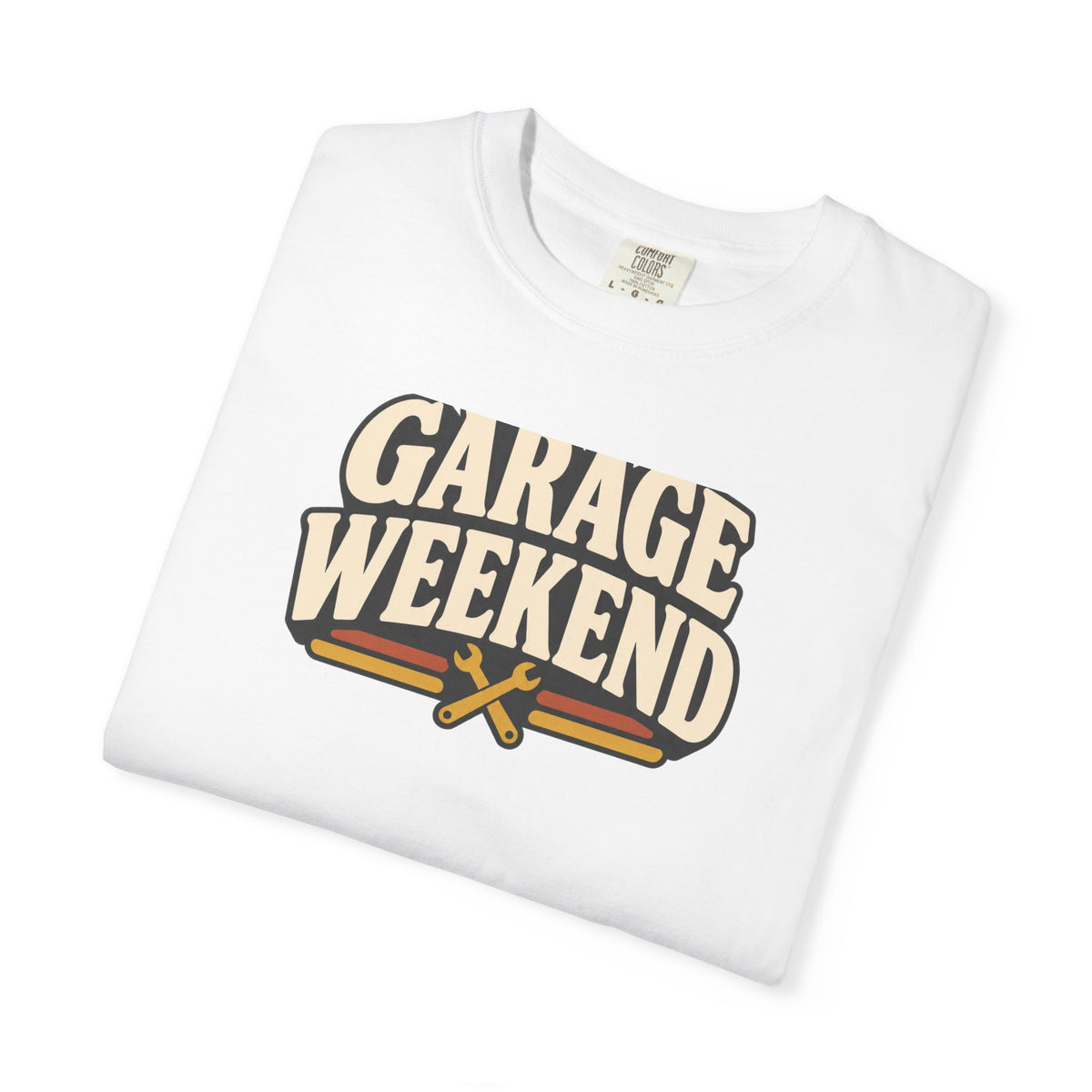 Garage Weekend T-Shirt | Retro Garage Workwear Tee