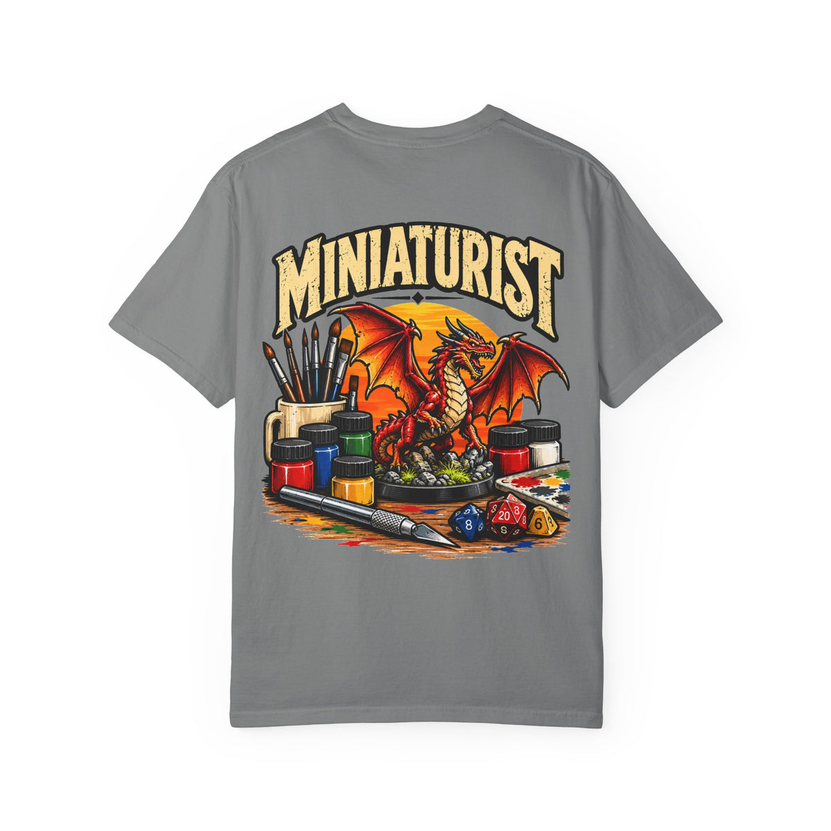 Miniaturist Dragon T-Shirt | Miniature Painting Hobby Tee