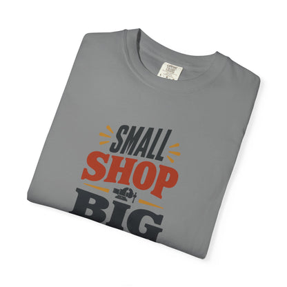 SMALL SHOP BIG IDEAS T-Shirt | Retro Workshop Tee