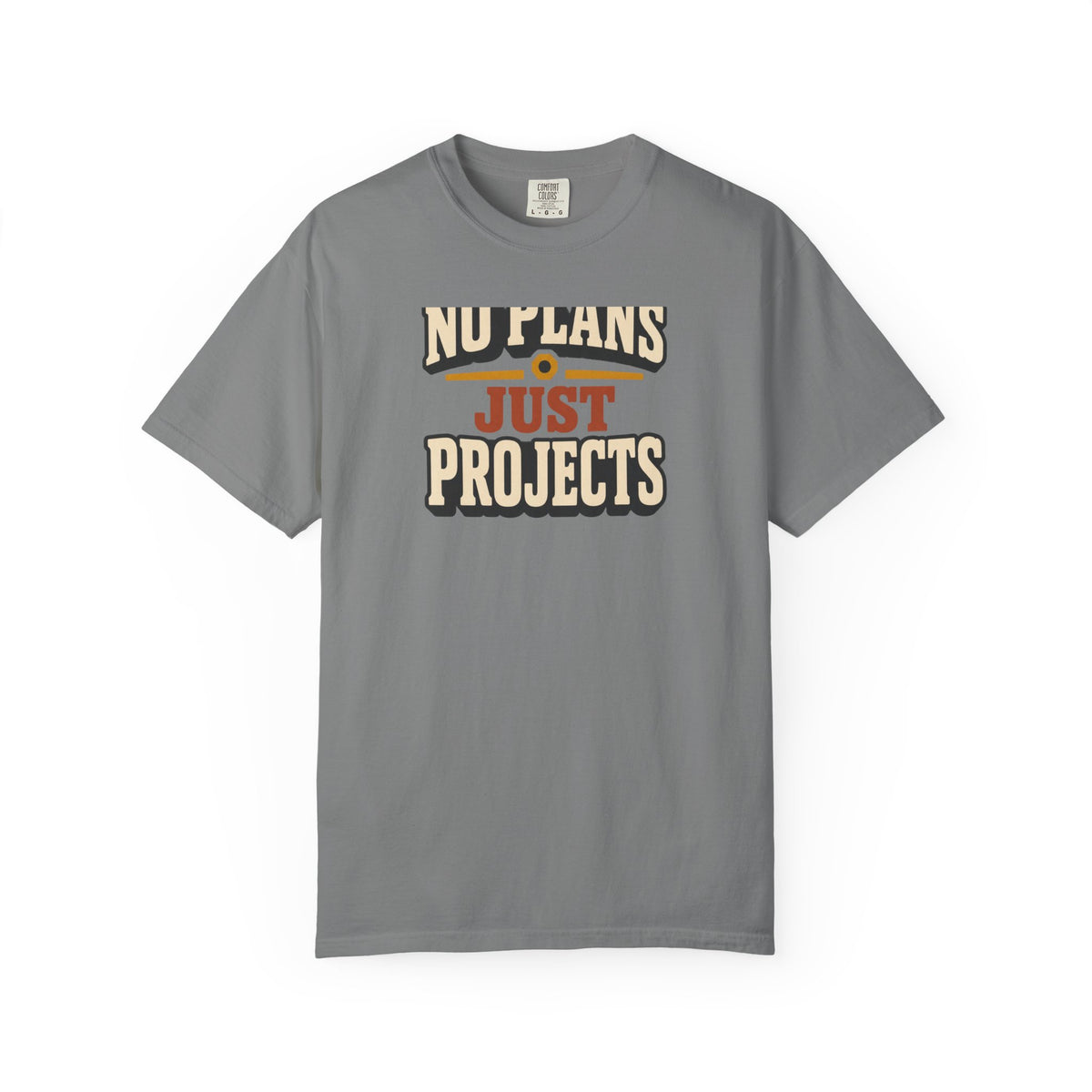 No Plans Just Projects T-Shirt | Retro Workshop Tee