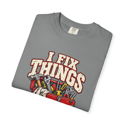 I Fix Things Eventually T-Shirt | Funny Vintage Toolbox Tee