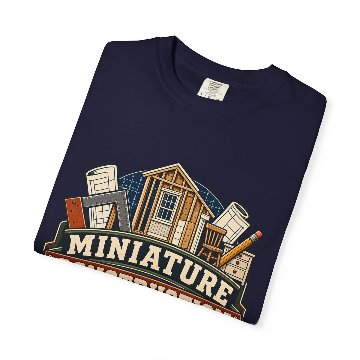 Miniature Construction Department T-Shirt | 1:12 Scale Miniaturist Tee
