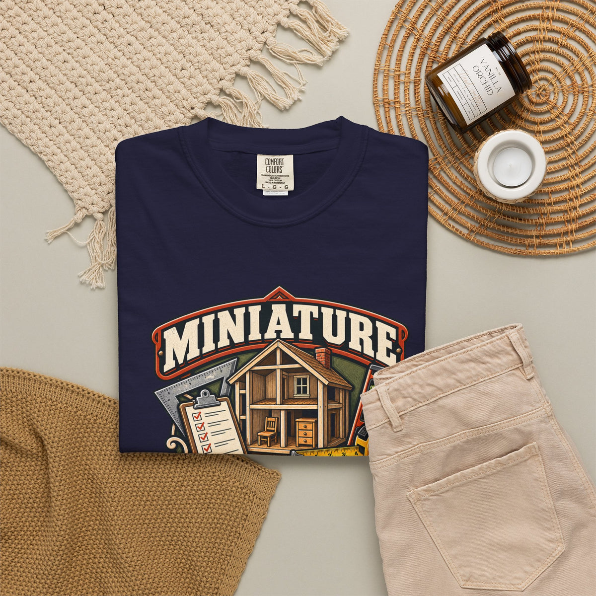 Miniature Building Inspector T-Shirt | 1:12 Scale Miniaturist Tee