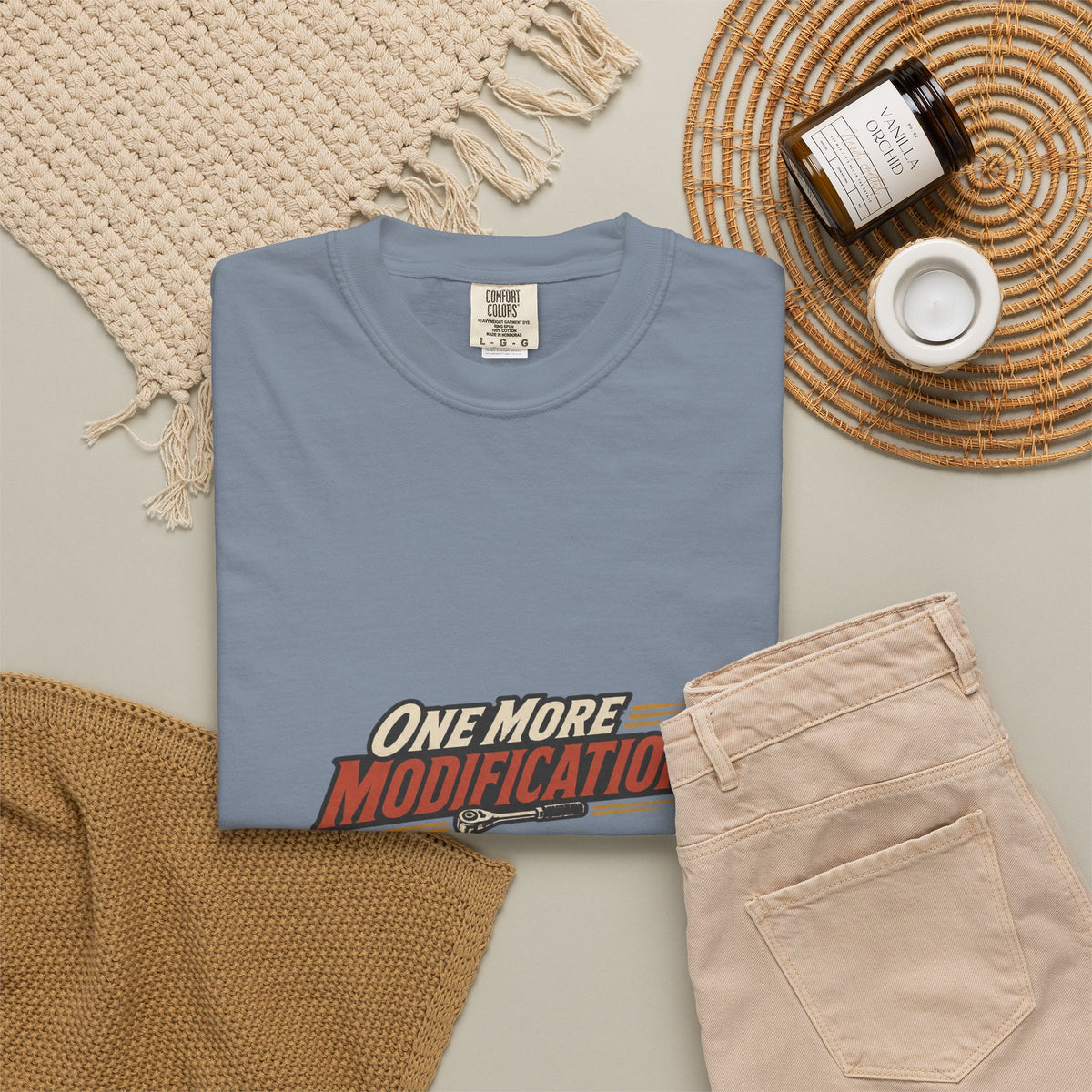 ONE MORE MODIFICATION T-Shirt | Retro Workshop Tee