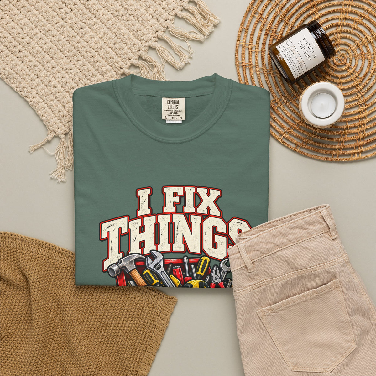 I Fix Things Eventually T-Shirt | Funny Vintage Toolbox Tee