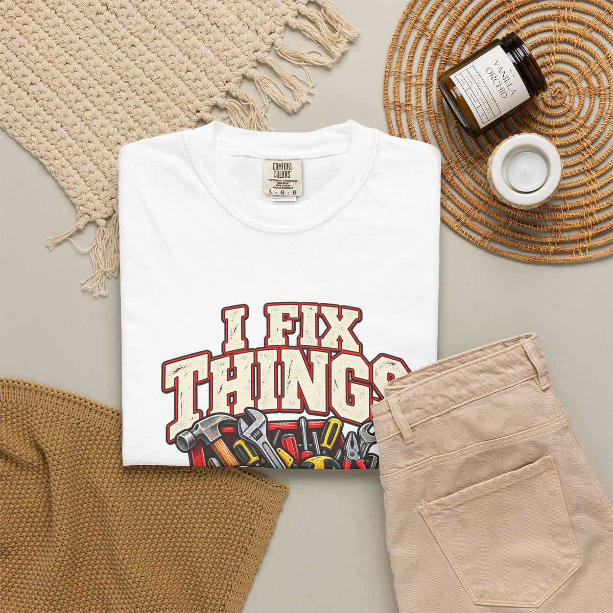 I Fix Things Eventually T-Shirt | Funny Vintage Toolbox Tee