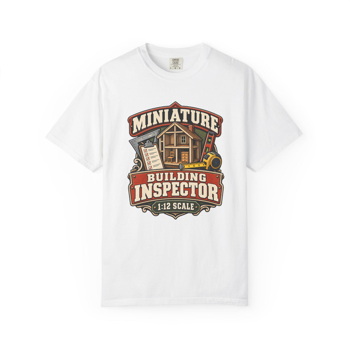 Miniature Building Inspector T-Shirt | 1:12 Scale Miniaturist Tee