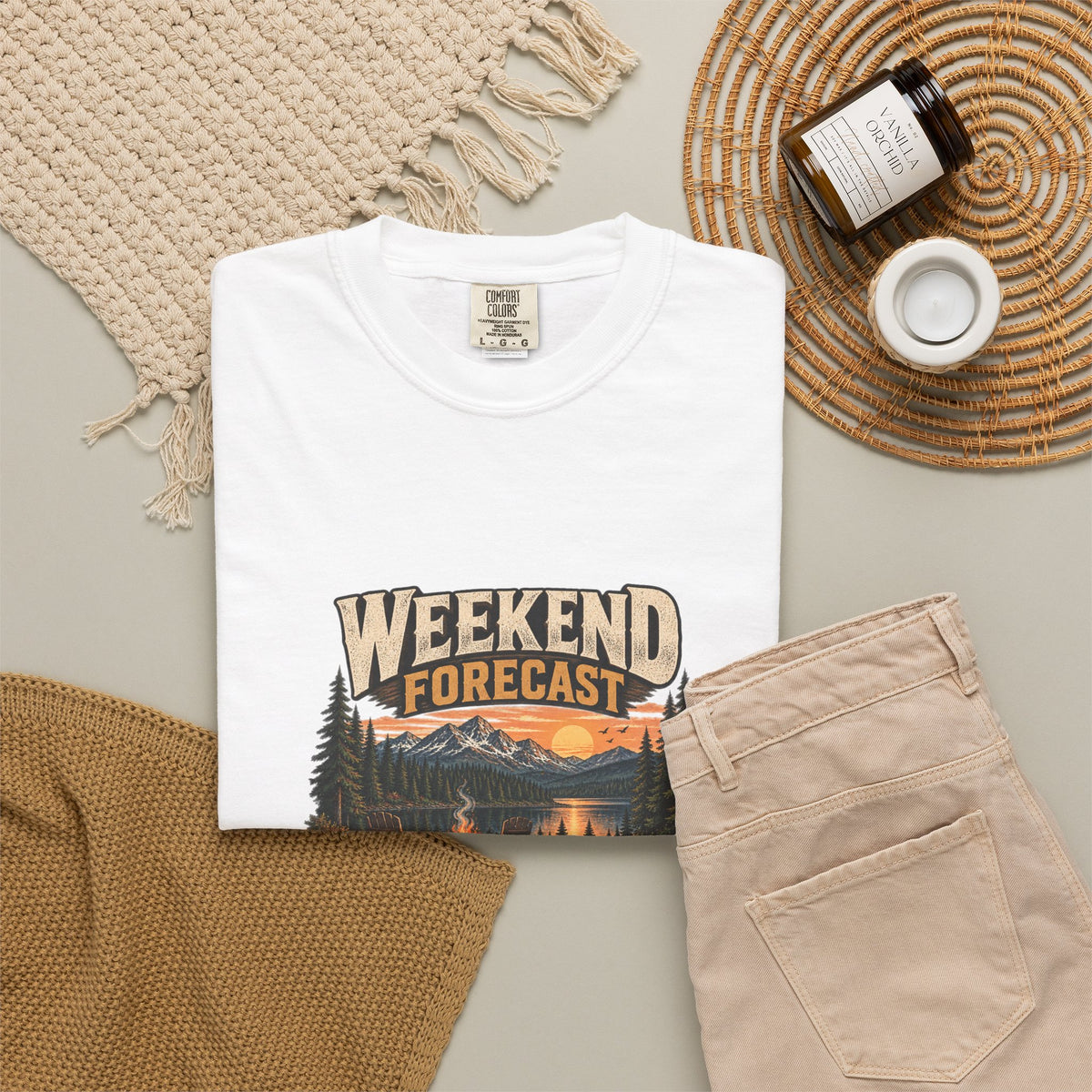 Weekend Forecast: Disappearing into the Woods T-Shirt | Retro Outdoor Tee
