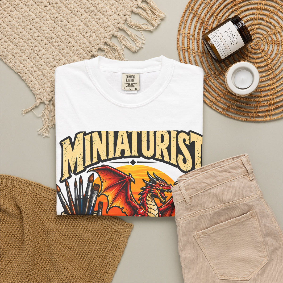 Miniaturist Dragon T-Shirt | Miniature Painting Hobby Tee