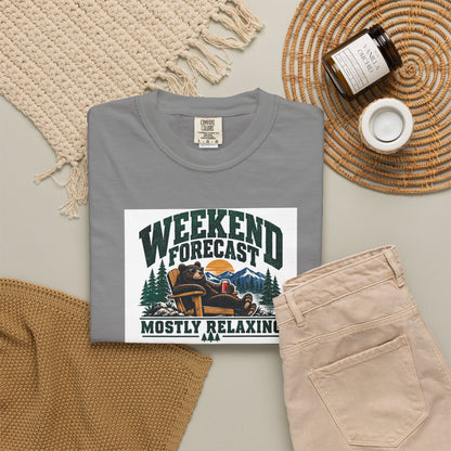Weekend Forecast: Mostly Relaxing T-Shirt | Retro Outdoor Bear Tee
