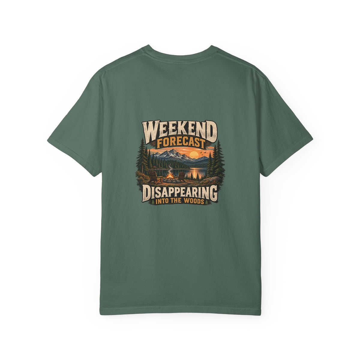 Weekend Forecast: Disappearing into the Woods T-Shirt | Retro Outdoor Tee