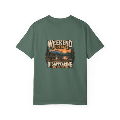 Weekend Forecast: Disappearing into the Woods T-Shirt | Retro Outdoor Tee