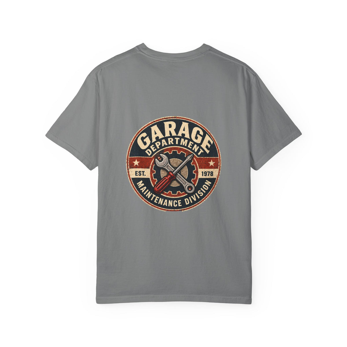 Garage Department T-Shirt | Retro Maintenance Division Workshop Tee