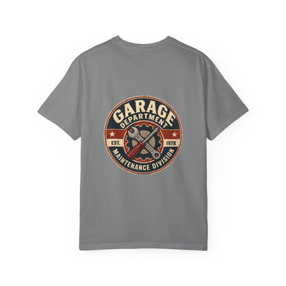 Garage Department T-Shirt | Retro Maintenance Division Workshop Tee