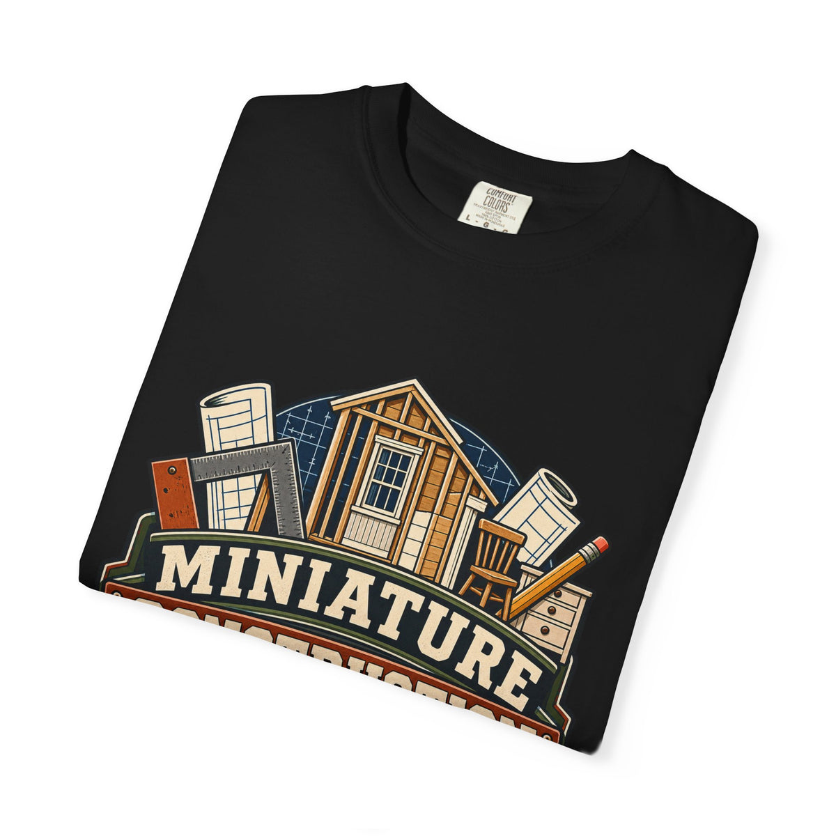 Miniature Construction Department T-Shirt | 1:12 Scale Miniaturist Tee