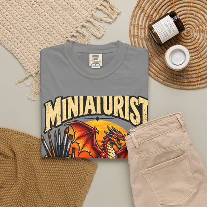 Miniaturist Dragon T-Shirt | Miniature Painting Hobby Tee
