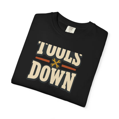 Tools Down T-Shirt | Retro Garage Workwear Tee