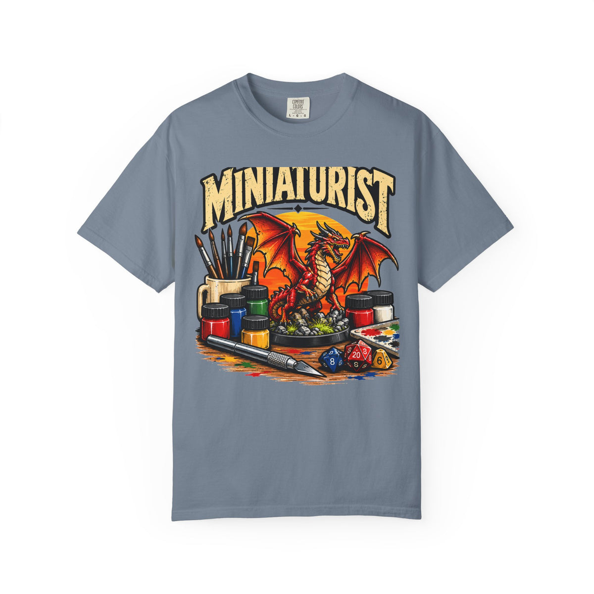 Miniaturist Dragon T-Shirt | Miniature Painting Hobby Tee