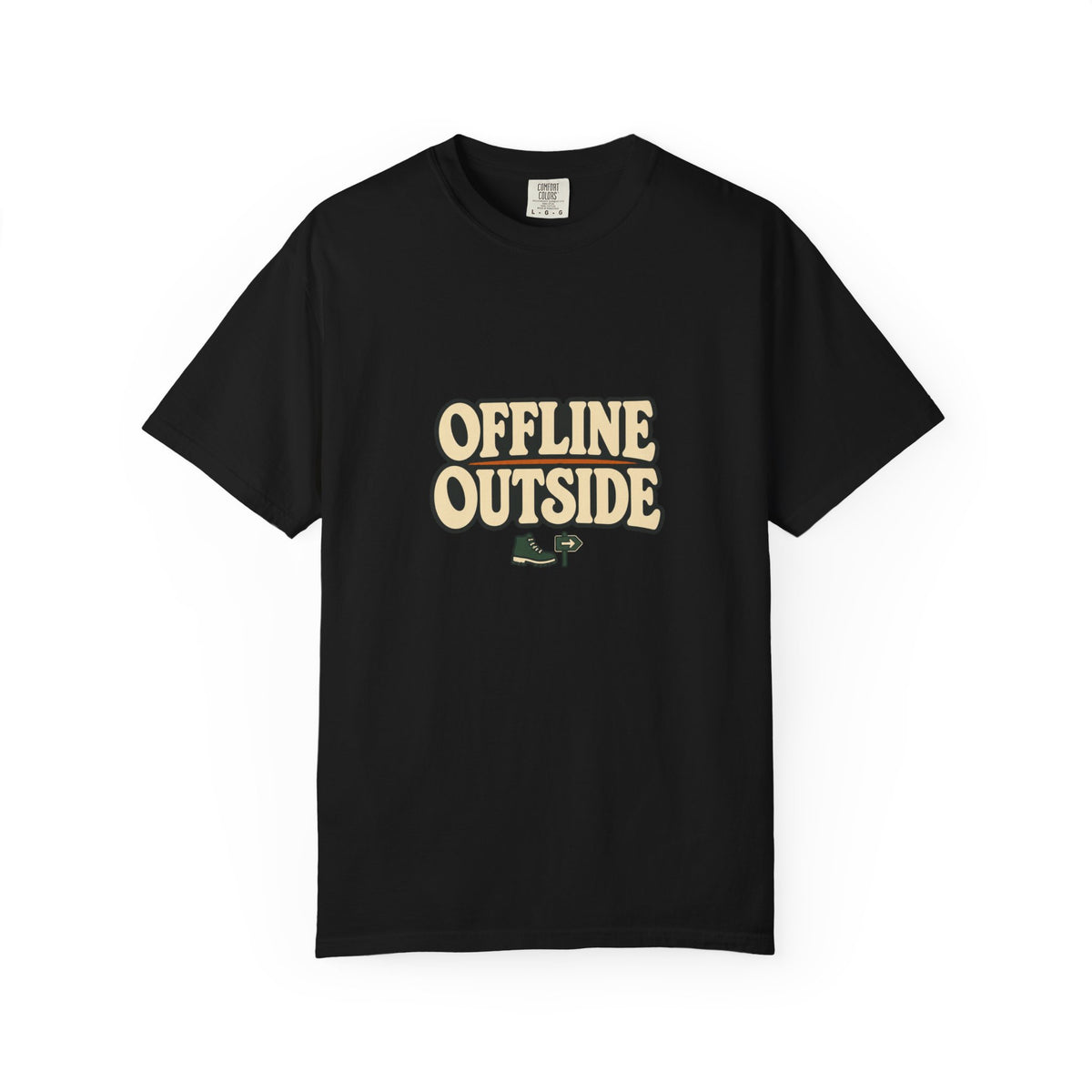 Offline Outside T-Shirt | Retro Outdoor Adventure Tee