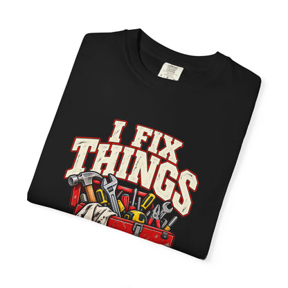 I Fix Things Eventually T-Shirt | Funny Vintage Toolbox Tee