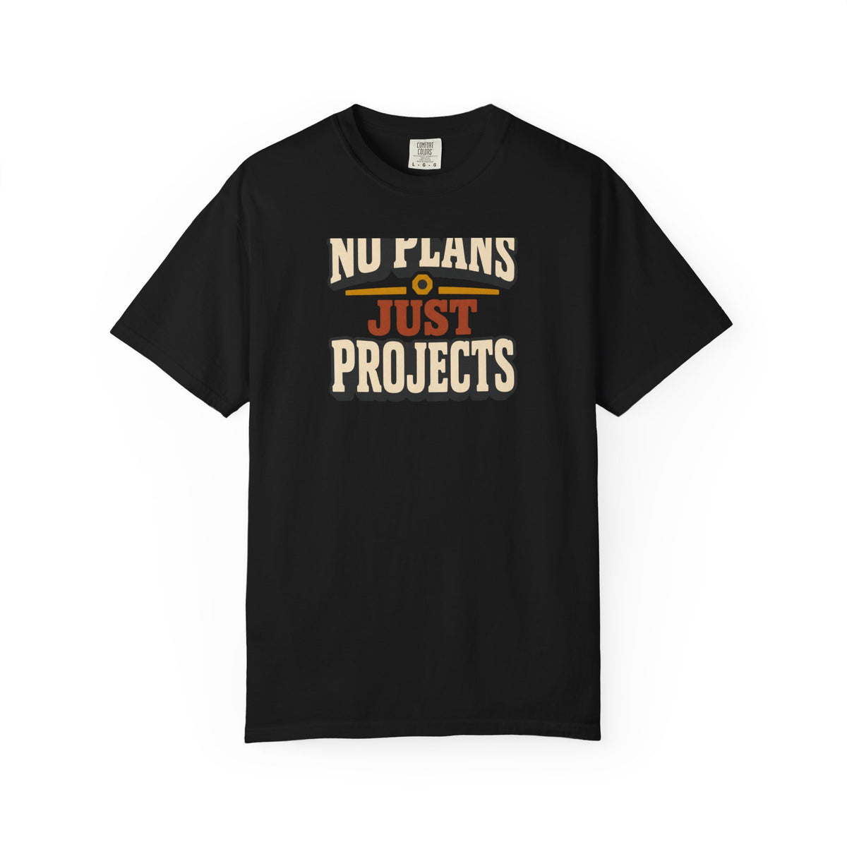 No Plans Just Projects T-Shirt | Retro Workshop Tee