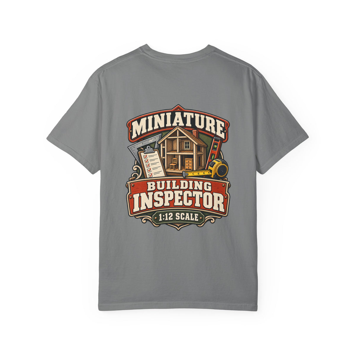 Miniature Building Inspector T-Shirt | 1:12 Scale Miniaturist Tee