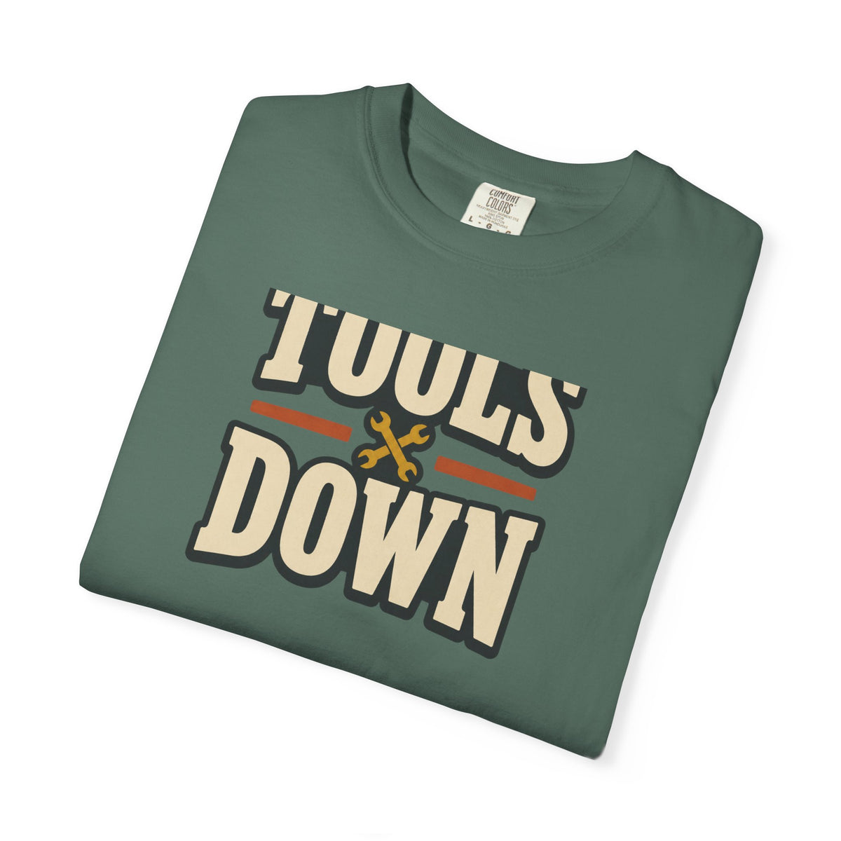 Tools Down T-Shirt | Retro Garage Workwear Tee