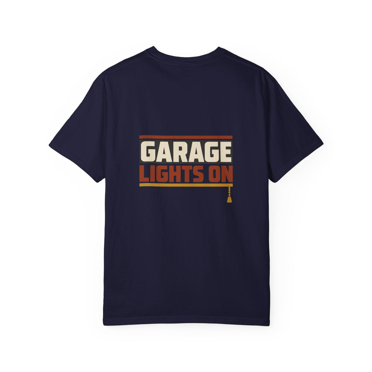 GARAGE LIGHTS ON T-Shirt | Retro Workshop Tee