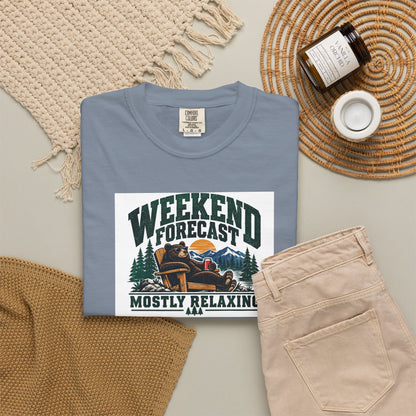 Weekend Forecast: Mostly Relaxing T-Shirt | Retro Outdoor Bear Tee