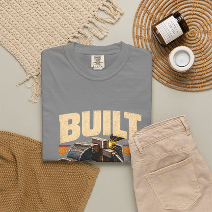 Built Not Bought T-Shirt | Retro Garage Workshop Tee