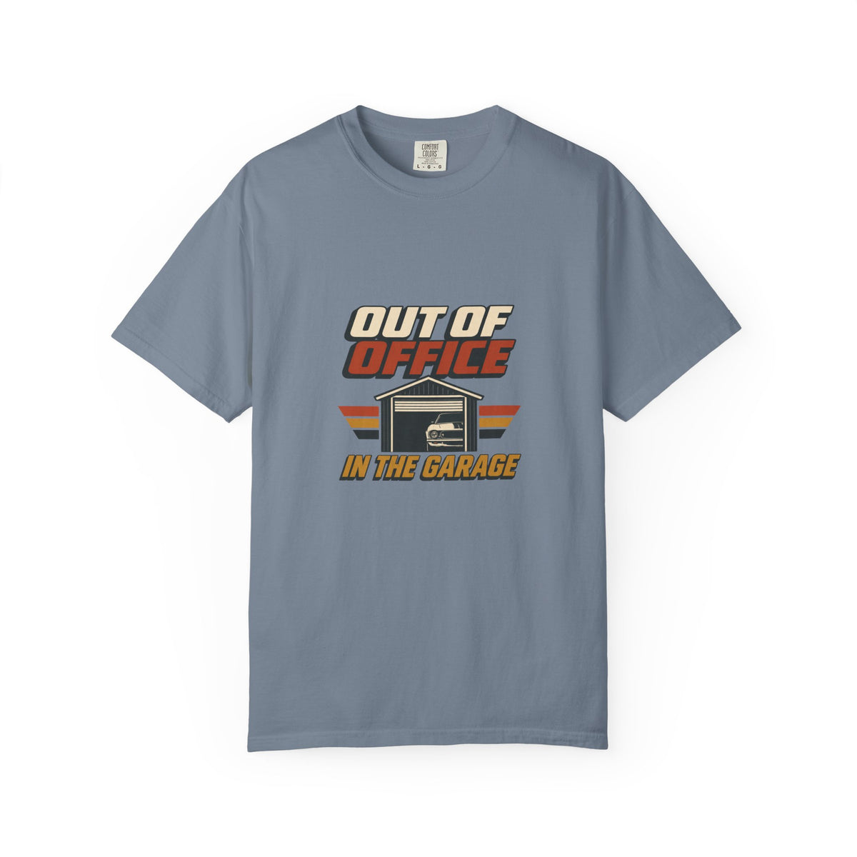 Out of Office In the Garage T-Shirt | Retro Garage Car Tee