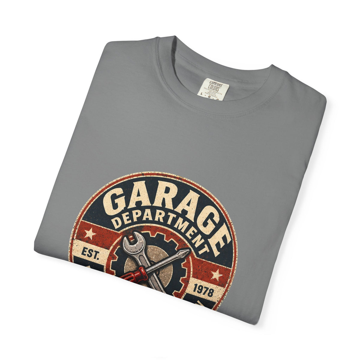 Garage Department T-Shirt | Retro Maintenance Division Workshop Tee