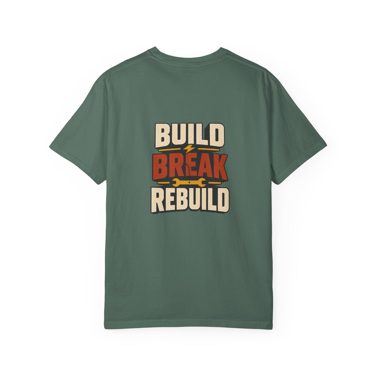 BUILD BREAK REBUILD T-Shirt | Retro Workshop Tee