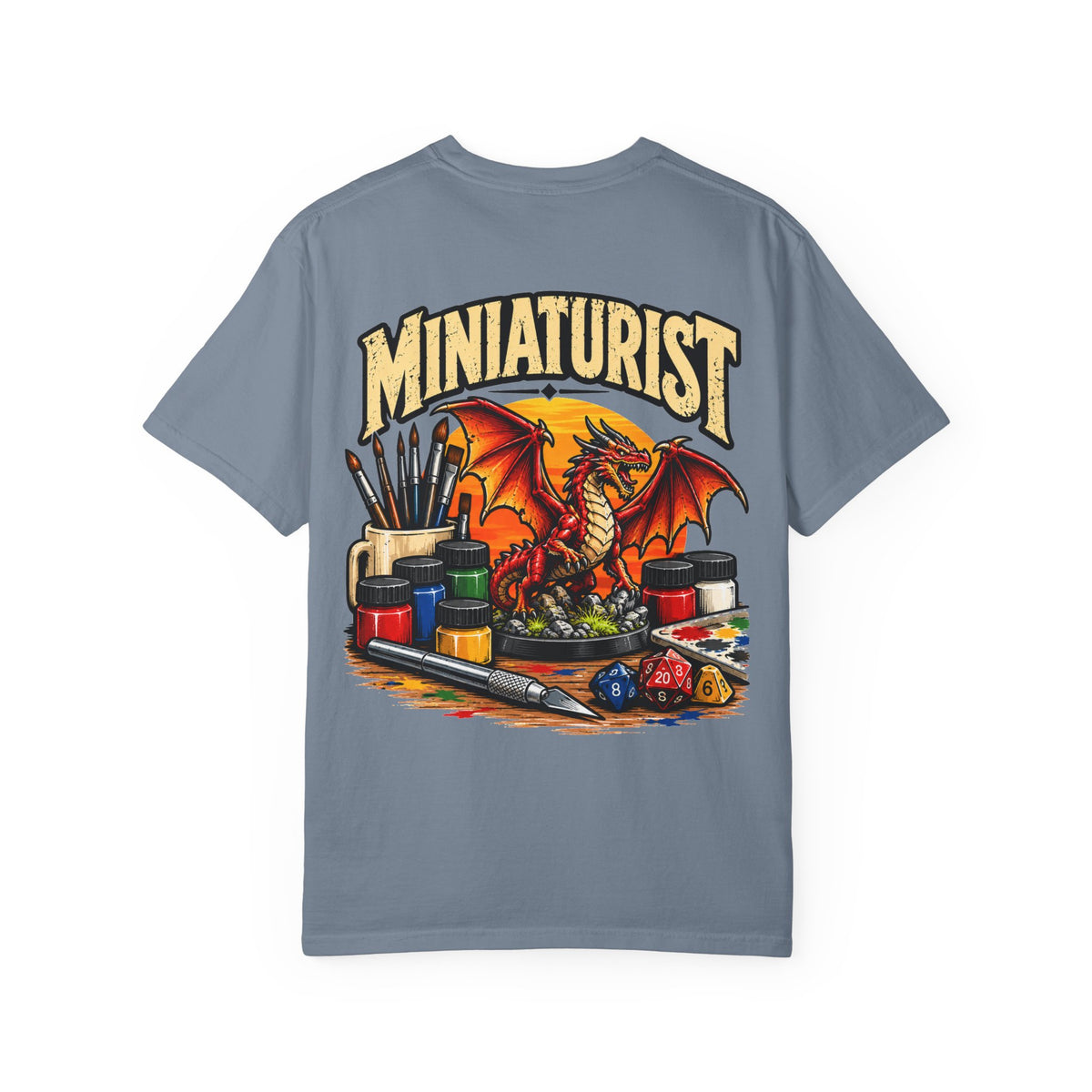 Miniaturist Dragon T-Shirt | Miniature Painting Hobby Tee
