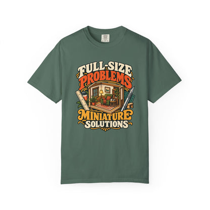 Vintage miniature room graphic tee for 1:12 scale hobbyists