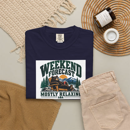 Weekend Forecast: Mostly Relaxing T-Shirt | Retro Outdoor Bear Tee