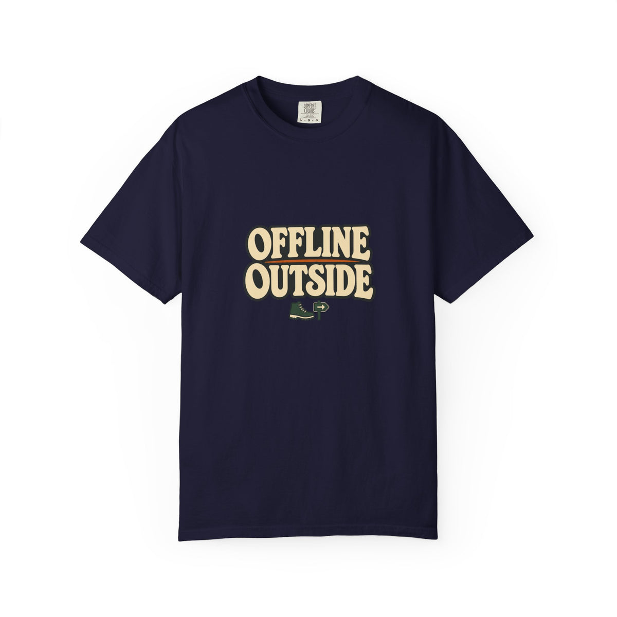 Offline Outside T-Shirt | Retro Outdoor Adventure Tee