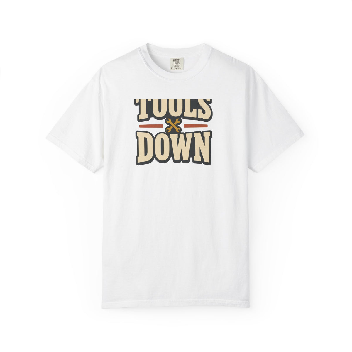 Tools Down T-Shirt | Retro Garage Workwear Tee